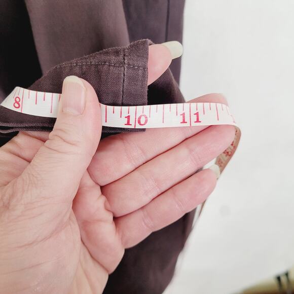 Moussy Brown High Rise Belted Wide Leg Pants Size 2 Old Money Quiet Luxury - Picture 13 of 13